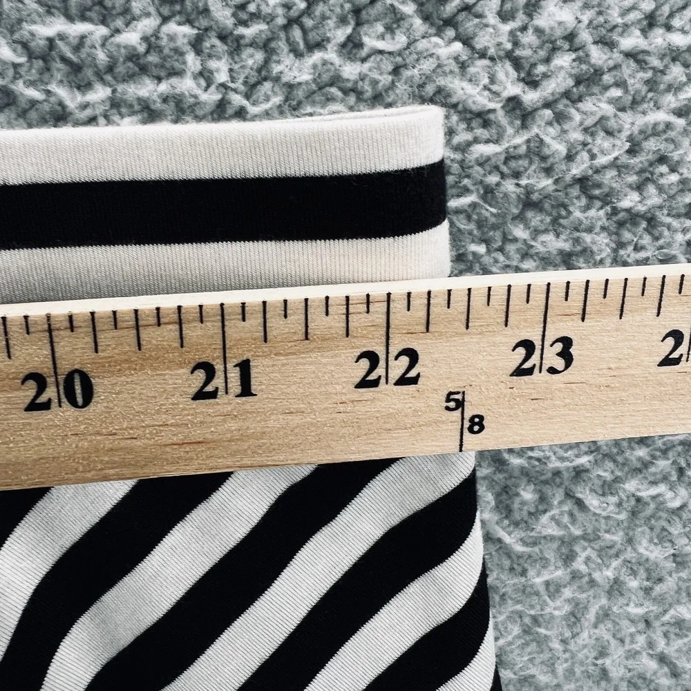 Avenue Maxi Skirt 22 Black Chevron Stretch Plus Size Office Workwear‎ Pull On
